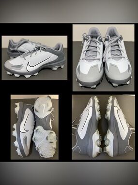 Nike Force Trout 8 Pro MCS Gray Men's Baseball Cleats size NEW NO BOX!